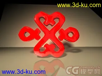 3D打印模型中国联通标志的图片