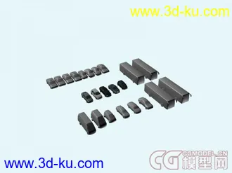 3D打印模型23辆车，包含五辆豪车！简直是超级停车场！的图片