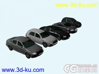 3D打印模型23辆车，包含五辆豪车！简直是超级停车场！的图片