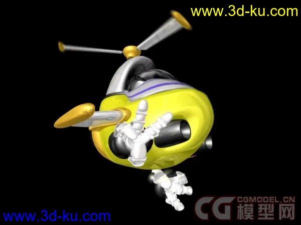 可爱直升机模型的图片1