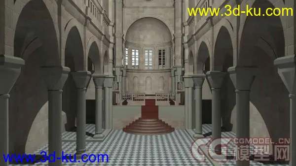 古老教堂模型的图片1