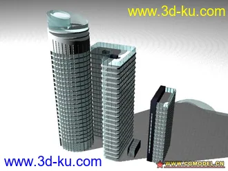 3D打印模型大楼的图片
