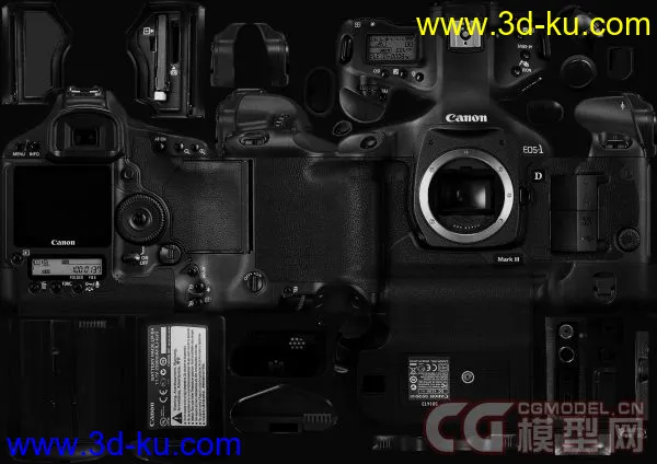 佳能相机canon eos-1D 资源分享模型的图片2