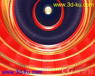 3D打印模型中式建筑，吐血放出的图片