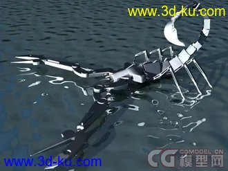 3D打印模型机械蝎子的图片