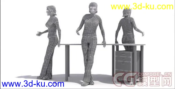 完整版3D人物模型(高精度),有贴图，有材质的图片6