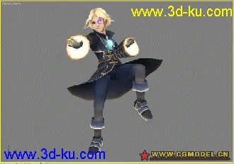 3D打印模型金发男的图片