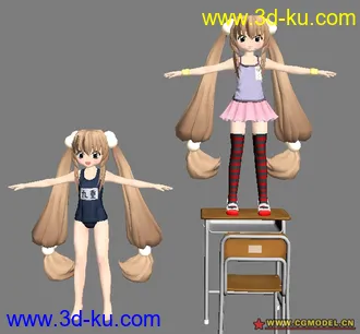 3D打印模型倾情巨献~九重凛泳装的图片