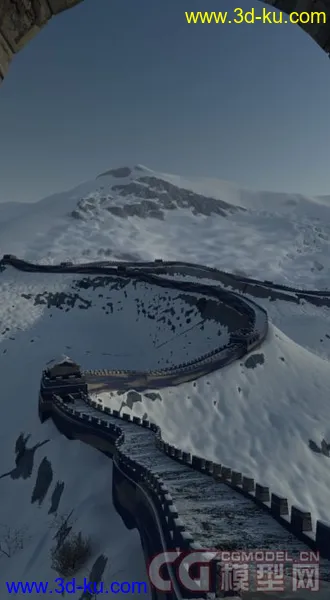 3D打印模型傲雪长城的图片