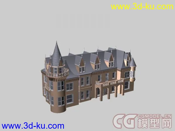 房屋建筑模型下载的图片1