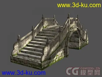 3D打印模型拱形古桥的图片