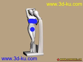 美女雕塑模型6个的图片