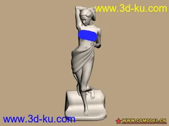 美女雕塑模型6个的图片