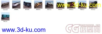 500个常用模型，有材质，有贴图，（动物、车，船，飞机，乐器，人，路标，电子，零...的图片
