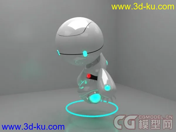 借花献佛 3D化吉祥物12号作品机器人CC模型的图片2