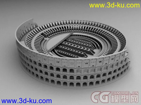 古罗马竞技场【精细】申请加分 附带文件模型的图片1