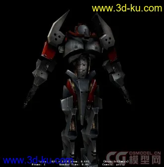 3D打印模型一个低精度机器人下载的图片