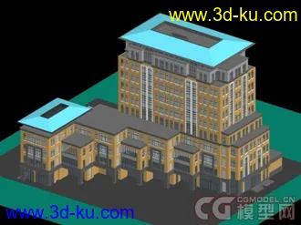 3D打印模型商业建筑的图片