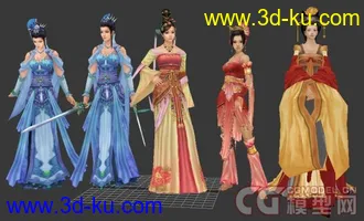 游戏人物及场景模型合集的图片