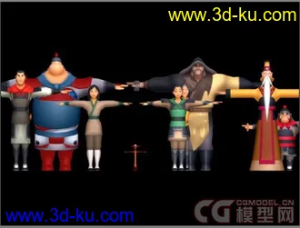 游戏人物及场景模型合集的图片