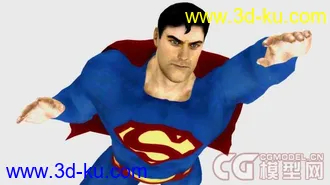 3D打印模型美国超级英雄集合之超人+钢铁侠+再加闪电侠（带骨骼+动作+贴图+法线） fbx格式的图片