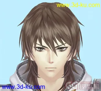 DAE模型 卡通帅哥一只 带武器的图片