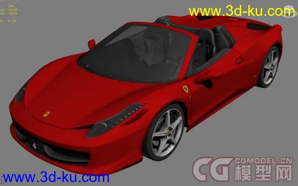 Ferrari 458 Spider模型的图片2