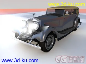 3D打印模型老式汽车  奔驰的图片