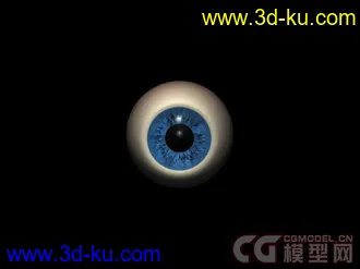 3D打印模型新手做的眼球的图片