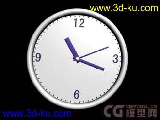 3D打印模型一个简单的钟表的图片