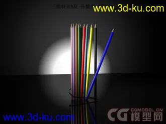 新作的铅笔模型的图片