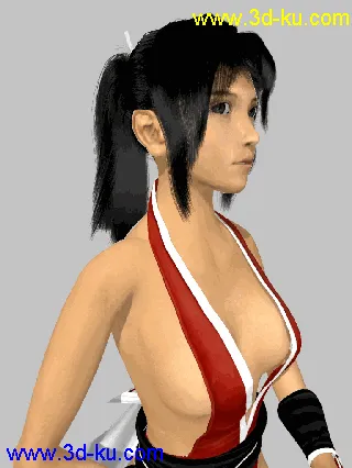 3D打印模型不知火舞 原创高模的图片