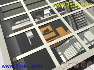 3D打印模型室内场景的图片