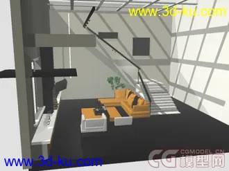 3D打印模型室内场景的图片