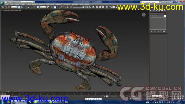 max 2010  螃蟹 模型的图片1