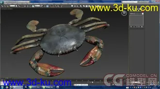max 2010  螃蟹 模型的图片