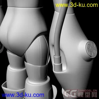 女机器人 模型下载的图片