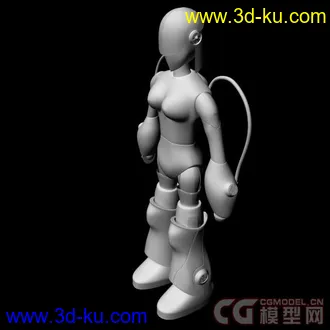 女机器人 模型下载的图片