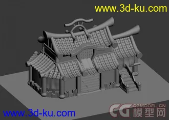 3D打印模型建筑的图片