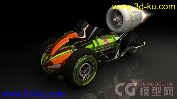 The Pixel Lab - Lightspeed Vehicle - C4d模型的图片2