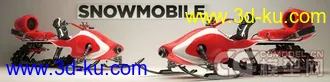 3D打印模型The Pixel Lab - SnowMobile - C4d的图片