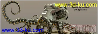3D打印模型Octopus - obj的图片