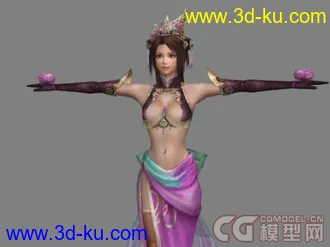 真三5貂蝉模型修复+服装合集的图片
