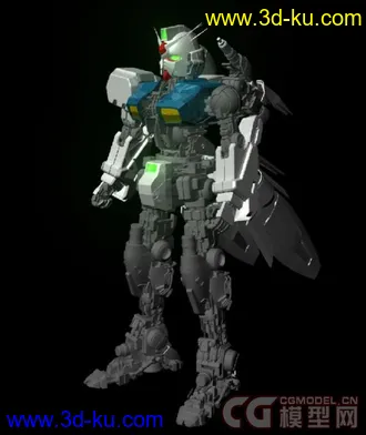 3D打印模型高达——“RX-78GP03D石斛兰”的图片