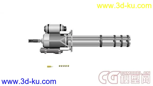 【原创】加特林机枪下载模型的图片1