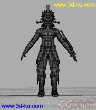 3D打印模型恶魔左翼的图片