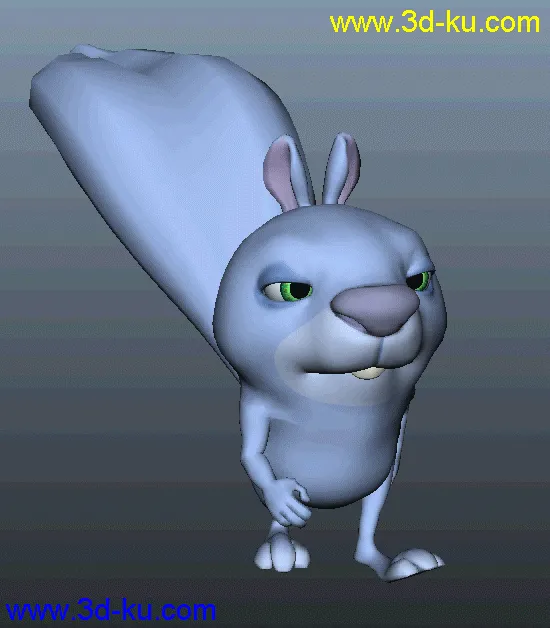 有动画的兔子模型的图片1