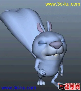 3D打印模型有动画的兔子的图片