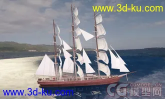 3D打印模型大海帆船的图片