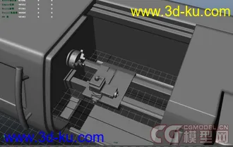 3D打印模型数控车床的图片